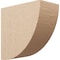 Ekena Millwork 11"W x 22"D x 22"H Classic Durham Rough Cedar Woodgrain TimberThane Corbel, Primed Tan CORUR11X22X22DURRCPR - alternate 1